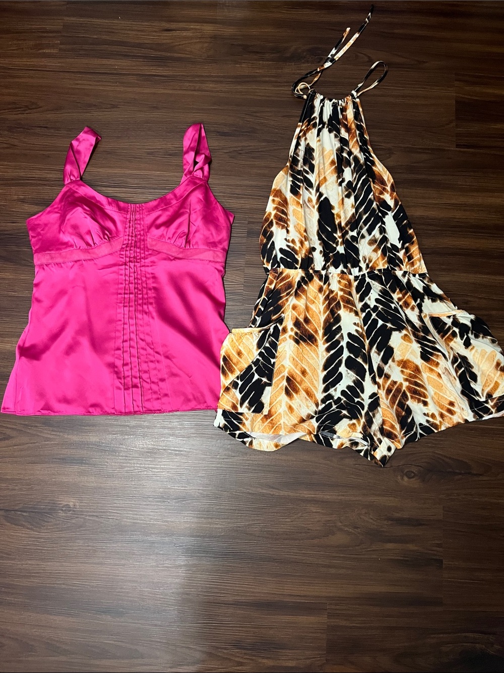 Ann Taylor Cami & Tye Dye Romper